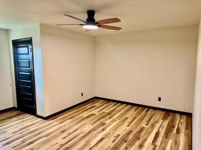 2816 Catalina Dr, Odessa, TX 79764 - unfurnished room with light wood-style flooring and ceiling fan