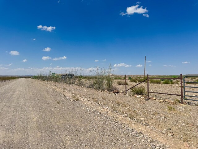 1500 Rancho Rd, Presidio, TX 79845 - view of dirt / gravel road with a view of countryside