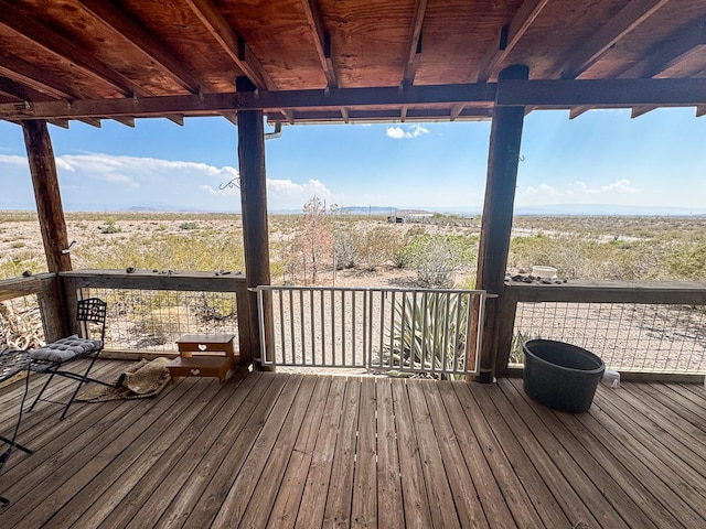 1500 Rancho Rd, Presidio, TX 79845 - view of wooden deck