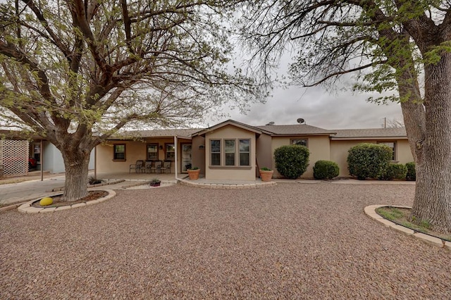 104 E 3rd St, Marfa, TX 79843 - back of property with stucco siding