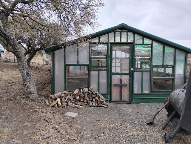 view of greenhouse