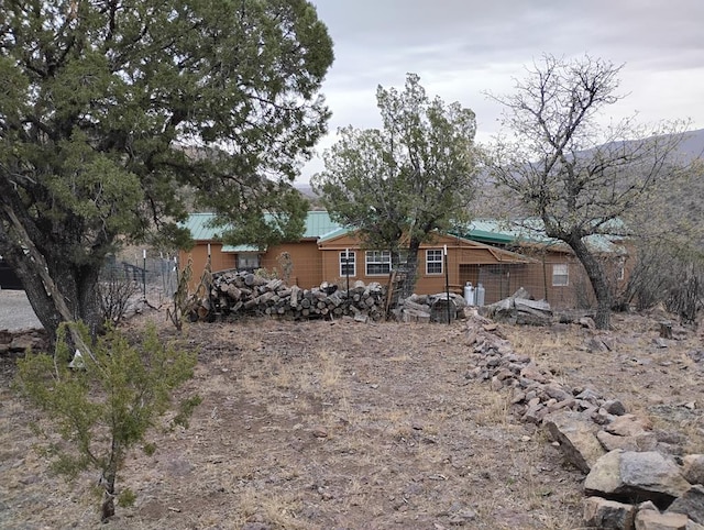 view of back of property