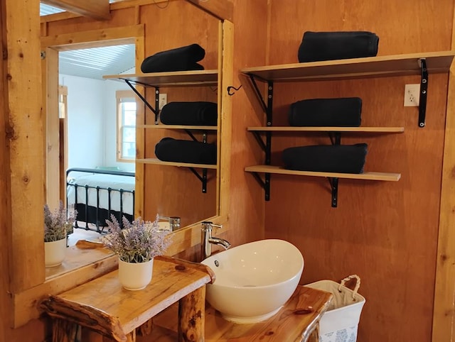 bathroom with a sink