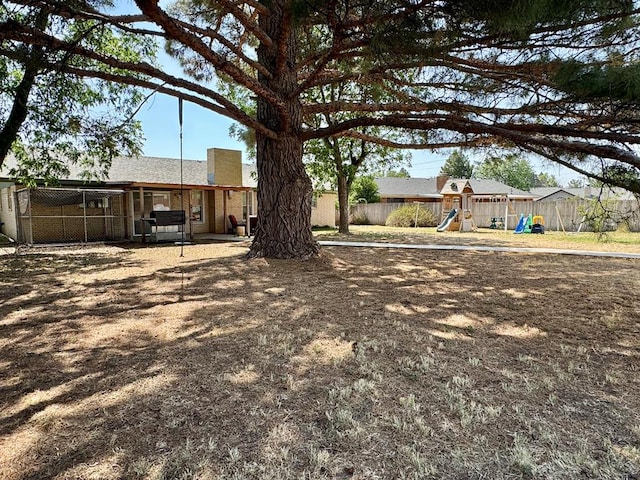 2003 N Enfield Rd, Alpine, TX 79830 - view of yard with a playground
