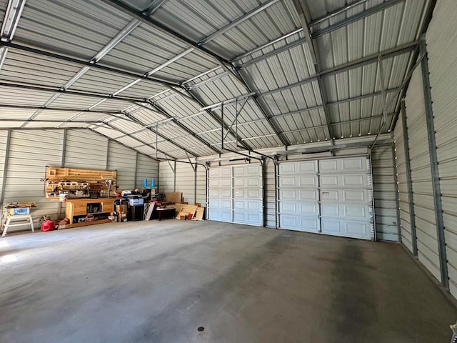 2003 N Enfield Rd, Alpine, TX 79830 - garage featuring metal wall