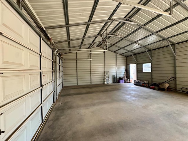 2003 N Enfield Rd, Alpine, TX 79830 - garage featuring metal wall