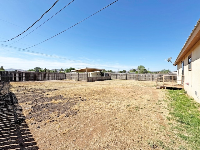 1106 W Eagle Pass, Alpine, TX 79830 - view of fenced backyard