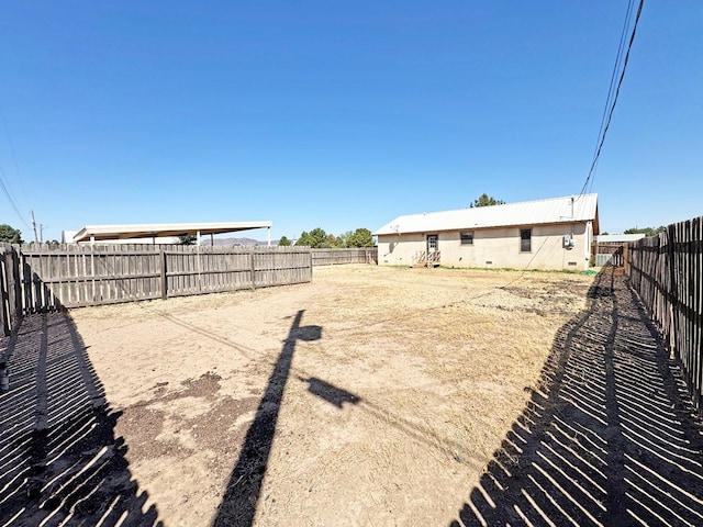 1106 W Eagle Pass, Alpine, TX 79830 - view of fenced backyard