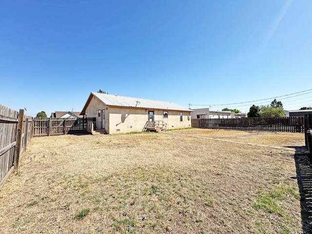 1106 W Eagle Pass, Alpine, TX 79830 - view of fenced backyard