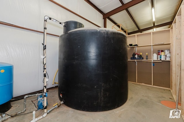 utility room with a garage