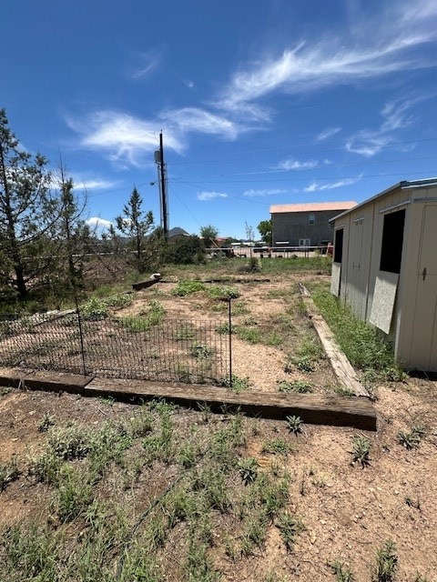 1013 Peachtree Cir, Alpine, TX 79830 - view of yard with a shed