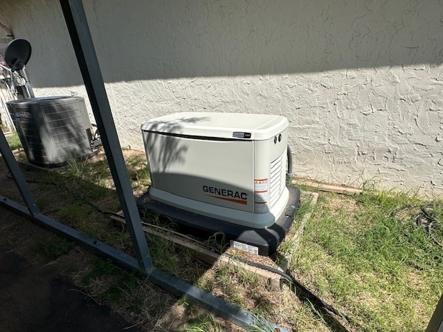 1013 Peachtree Cir, Alpine, TX 79830 - exterior view of a power unit and stucco siding
