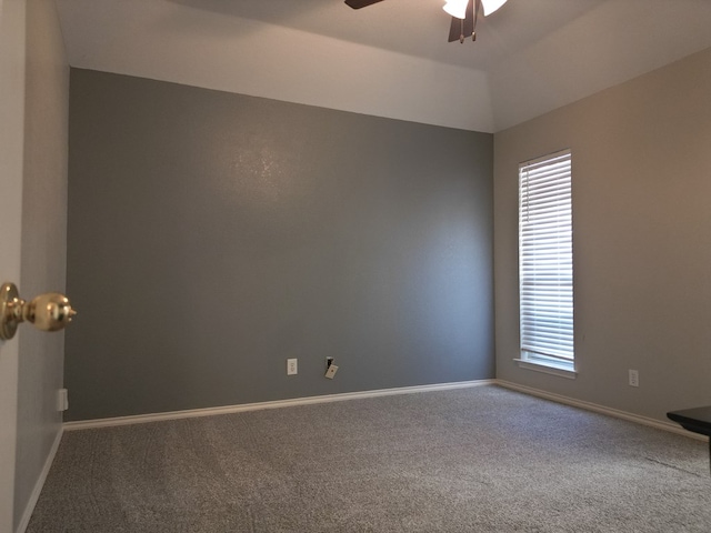 10 Lafayette Pl, Odessa, TX 79762 - unfurnished room featuring carpet floors, a ceiling fan, and healthy amount of natural light