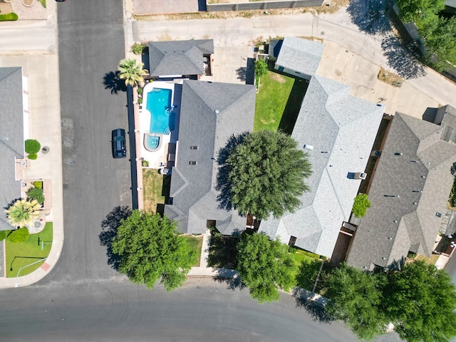 10 Lafayette Pl, Odessa, TX 79762 - aerial view of residential area featuring a pool