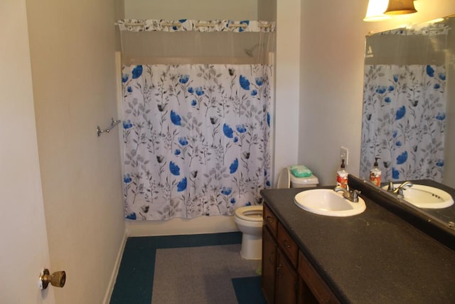 2711 W 83rd St, Odessa, TX 79764 - bathroom featuring vanity and shower / bath combo