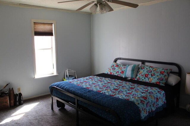 2711 W 83rd St, Odessa, TX 79764 - bedroom featuring carpet flooring and ceiling fan