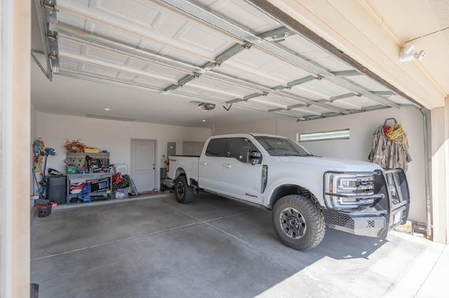 4402 Guadalupe, Midland, TX 79707 - garage with a garage door opener
