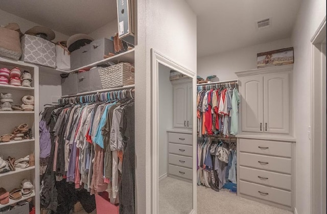 4402 Guadalupe, Midland, TX 79707 - walk in closet featuring carpet flooring