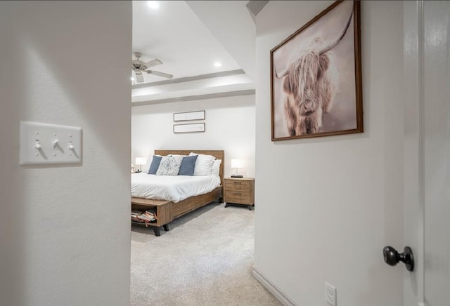 4402 Guadalupe, Midland, TX 79707 - carpeted bedroom with recessed lighting