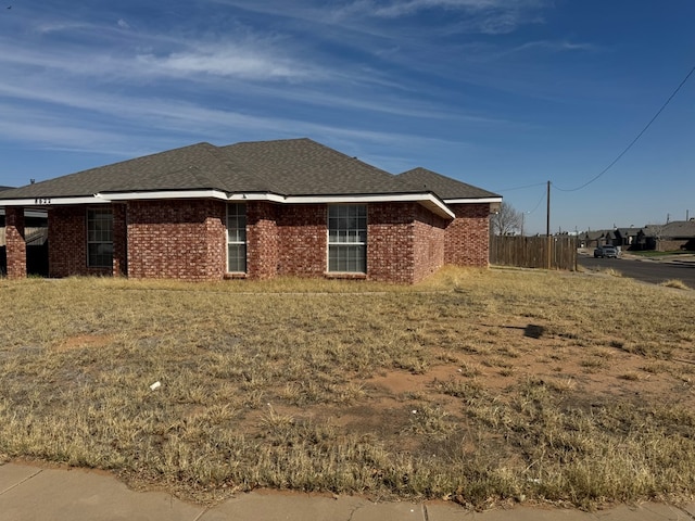 view of side of home