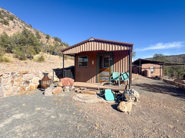 303 Squaw Valley Trl, Fort Davis, TX 79734 - view of outdoor structure with a mountain view