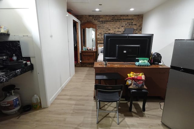 3020 W 15th St, Odessa, TX 79763 - office with light wood-style flooring and recessed lighting