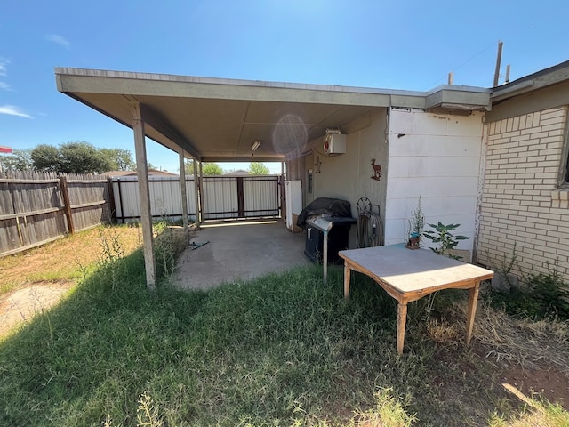 3501 Merrill Ave, Odessa, TX 79764 - fenced backyard featuring grilling area
