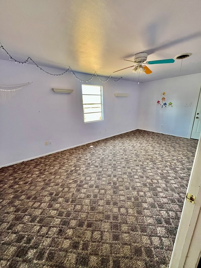 3501 Merrill Ave, Odessa, TX 79764 - empty room featuring carpet and a ceiling fan
