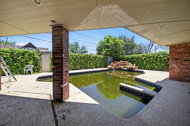 2720 Fair Oaks Cir, Odessa, TX 79762 - view of pool featuring a patio area and a fenced backyard