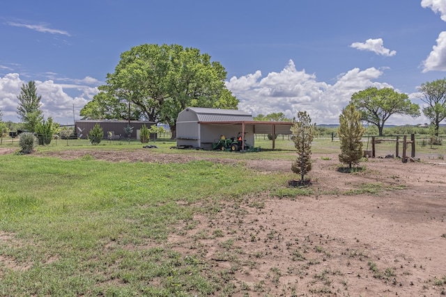 43169 State Highway 17, Fort Davis, TX 79734 - view of yard with a pole building, an outbuilding, and a rural view