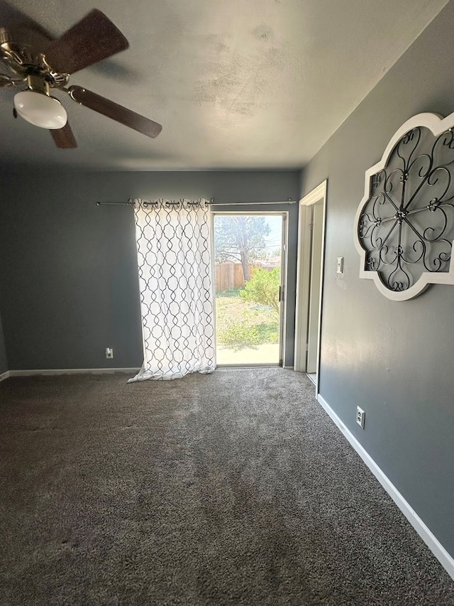 1844 E 50th St, Odessa, TX 79762 - unfurnished room with carpet and ceiling fan