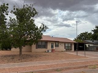 view of front of home