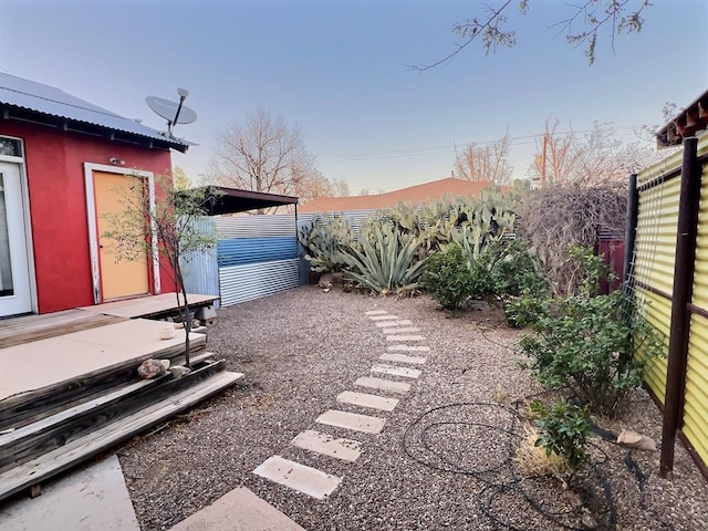 308 E Murphy St, Marfa, TX 79843 - view of yard featuring fence