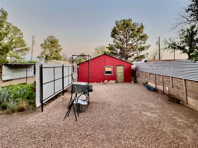 308 E Murphy St, Marfa, TX 79843 - view of outbuilding featuring fence