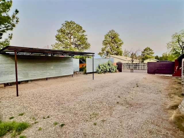 308 E Murphy St, Marfa, TX 79843 - view of yard with a gate