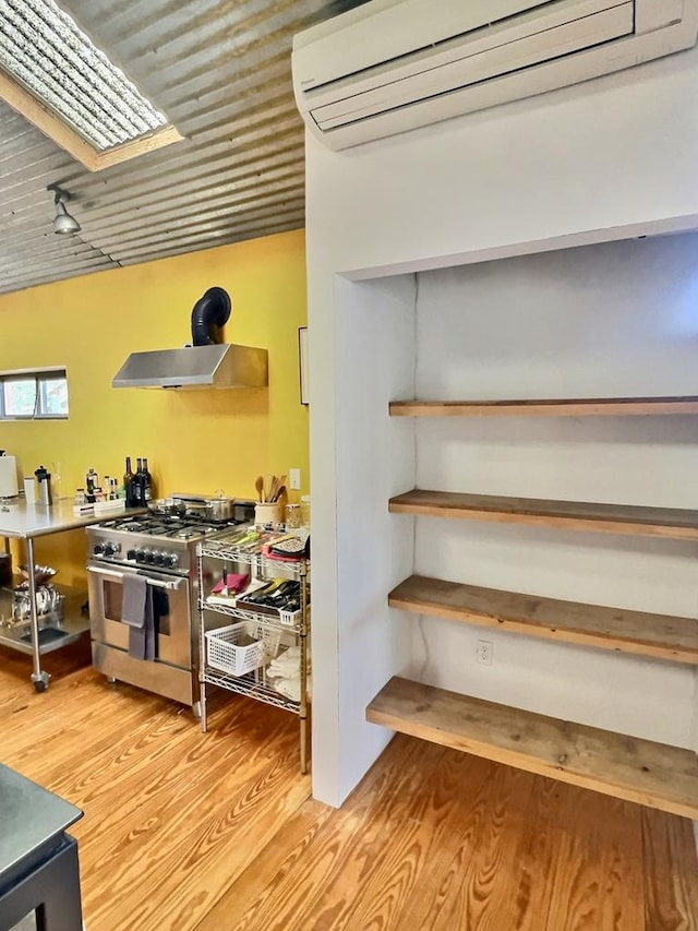 308 E Murphy St, Marfa, TX 79843 - interior space with an AC wall unit