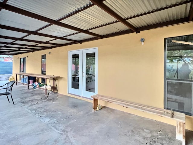 308 E Murphy St, Marfa, TX 79843 - view of patio / terrace with french doors