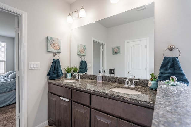 1614 Laguna Meadows Trl, Midland, TX 79705 - ensuite bathroom featuring double vanity