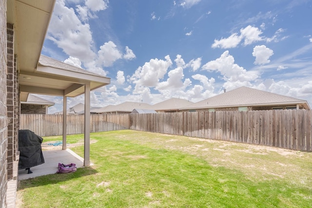 1614 Laguna Meadows Trl, Midland, TX 79705 - fenced backyard with a patio