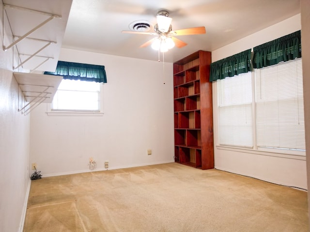 2809 E 17th St, Odessa, TX 79761 - empty room featuring carpet and ceiling fan