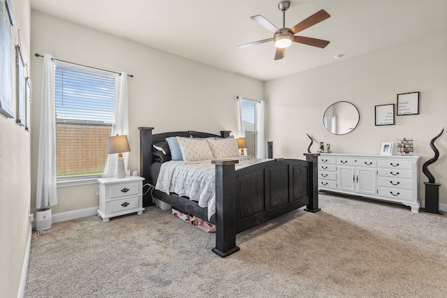 1214 Yancy St, Odessa, TX 79765 - bedroom featuring carpet floors and a ceiling fan