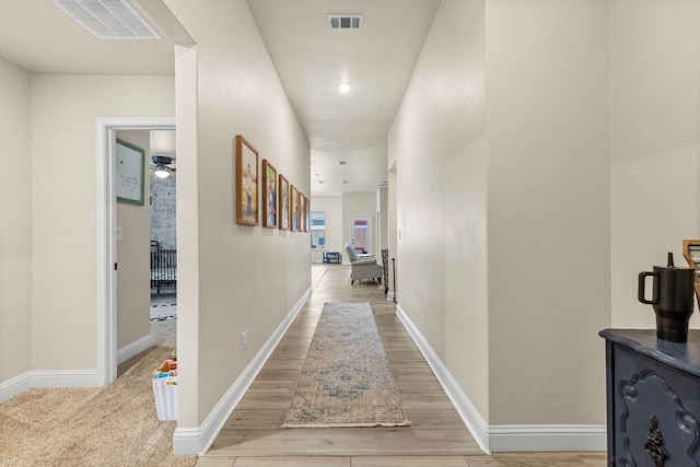 1214 Yancy St, Odessa, TX 79765 - hall featuring light wood-style floors