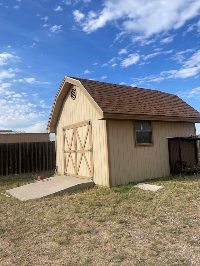 3934 N Bucknell Ave, Odessa, TX 79764 - view of shed featuring fence