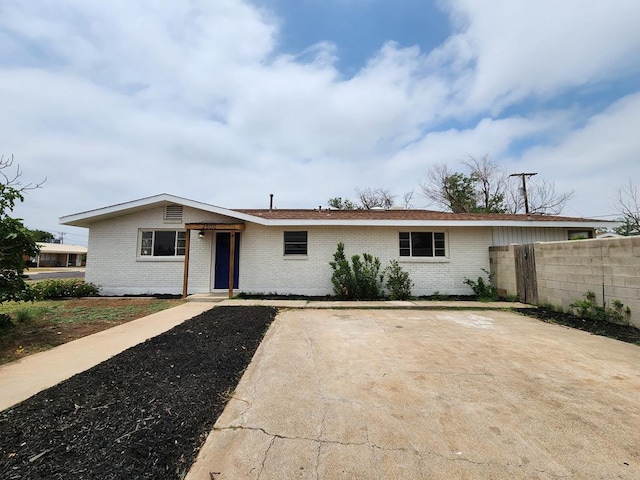 2500 Roper St, Odessa, TX 79761 - view of front of property with brick siding