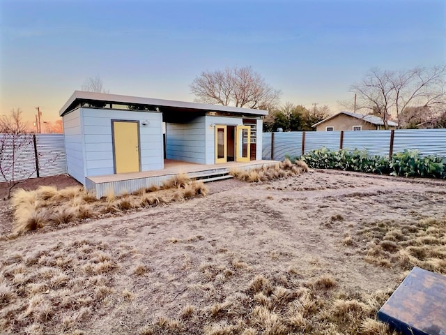 404 N Plateau St, Marfa, TX 79843 - view of back of property
