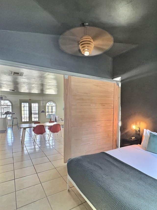 404 N Plateau St, Marfa, TX 79843 - bedroom featuring light tile patterned floors