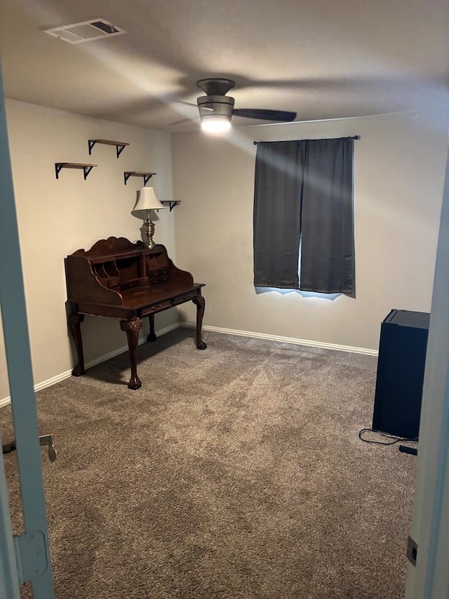 6912 Boss Rnch, Odessa, TX 79765 - carpeted bedroom featuring baseboards and ceiling fan