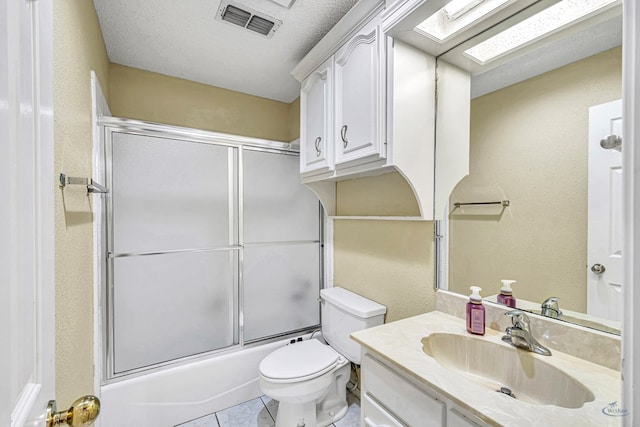 6415 San Mateo Ln, Odessa, TX 79762 - full bathroom with vanity and shower / bath combination with glass door