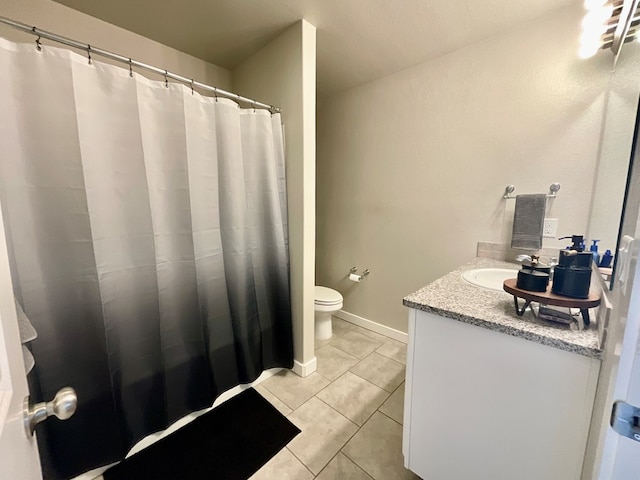 1311 Red Cliff Ave, Odessa, TX 79765 - full bathroom featuring vanity, tile patterned floors, and curtained shower