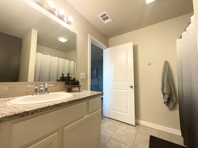 1311 Red Cliff Ave, Odessa, TX 79765 - full bath with vanity and tile patterned floors